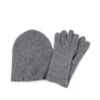 TOTES Cashmere Blend Hat And Glove Set - Grey Marl -Totes TFU3M SQ1 0000000023 GREY MARL SLf