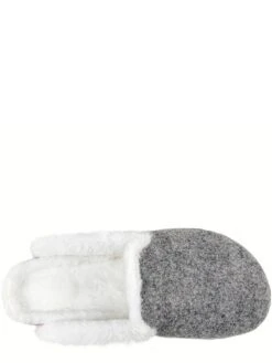 TOTES Ladies Cork Sole Nordic Felt Mule Slipper - Grey 10 TOTES Ladies Cork Sole Nordic Felt Mule Slipper - Grey -Totes TFWQD SQ4 0000000005 GREY SLt