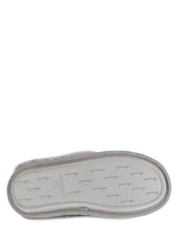 TOTES Isotoner Real Suede Mule Slipper - Grey -Totes TFWTF SQ5 0000000005 GREY SLu