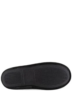 TOTES Isotoner Suede Mule - Black -Totes TTQ4X SQ5 0000000004 BLACK SLu