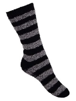 TOTES 2 Pack Super Soft Slipper Sox - Black -Totes TTQ7P SQ3 0000000004 BLACK SLd