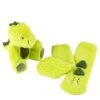 TOTES Plush Toy And Supersoft Slipper Socks Set - Green  -Totes TU7LN SQ1 0000000047 GREEN SLf