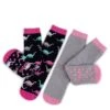 TOTES 2 Pack Childrens Slipper Socks - Navy -Totes TU7TM SQ1 0000000048 NAVY SLf