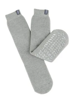 TOTES Thermal Recycled Original Slipper-Sox - Grey Marl
