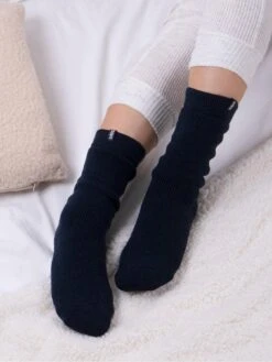 TOTES Thermal Recycled Original Slipper-Sox - Navy -Totes U6CUC SQ4 0000000048 NAVY MDd