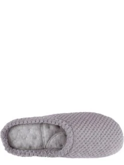 TOTES Isotoner 360 Comfort Popcorn Mule - Grey -Totes U6FRQ SQ4 0000000005 GREY SLt