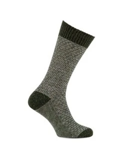 TOTES Mens Wool Blend Textured Socks - Multi -Totes UC4AG SQ4 0000000151 BURGUNDY SLd1