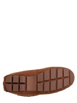TOTES Real Suede Moccasin Slippers - Tan -Totes UHHT4 SQ5 0000000011 TAN SLu