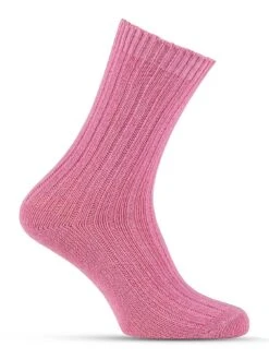 TOTES 2pk Ladies Wool Blend Socks - Grey/Pink -Totes UN3XY SQ3 0000000289 GREY PINK MDb