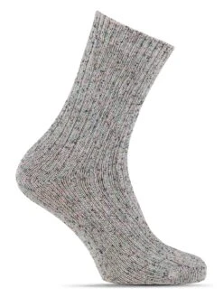 TOTES 2pk Ladies Wool Blend Socks - Grey/Pink -Totes UN3XY SQ4 0000000289 GREY PINK MDd