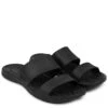 TOTES Ladies Solbounce Double Strap Slide Sandals - Black