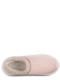 TOTES Isotoner Ladies Iso- Flex Herringbone Bootie Slipper - Pink -Totes UN4E3 SQ4 0000000063 PINK SLt