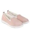 TOTES Isotoner Ladies Iso-flex Herringbone Full Back Slipper - Pink