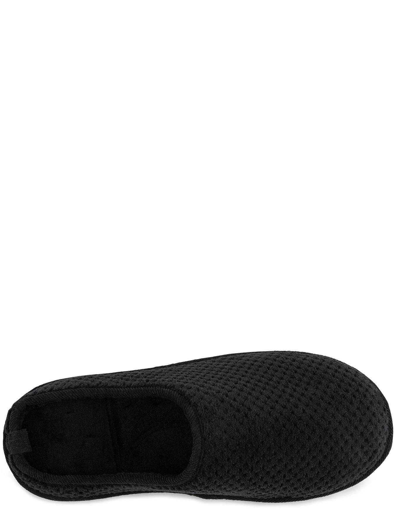 TOTES Isotoner Popcorn Mule With 360 Comfort - Black 5 TOTES Isotoner Popcorn Mule With 360 Comfort - Black - Image 3