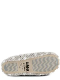 TOTES Popcorn Full Back Slipper With Memory Foam & Pillowstep - Grey -Totes UN4GQ SQ5 0000000005 GREY SLu