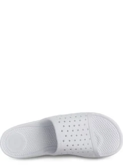 TOTES Ladies Solbounce Perforated Slide Sandals - White 10 TOTES Ladies Solbounce Perforated Slide Sandals - White -Totes UN4HA SQ4 0000000013 WHITE SLt
