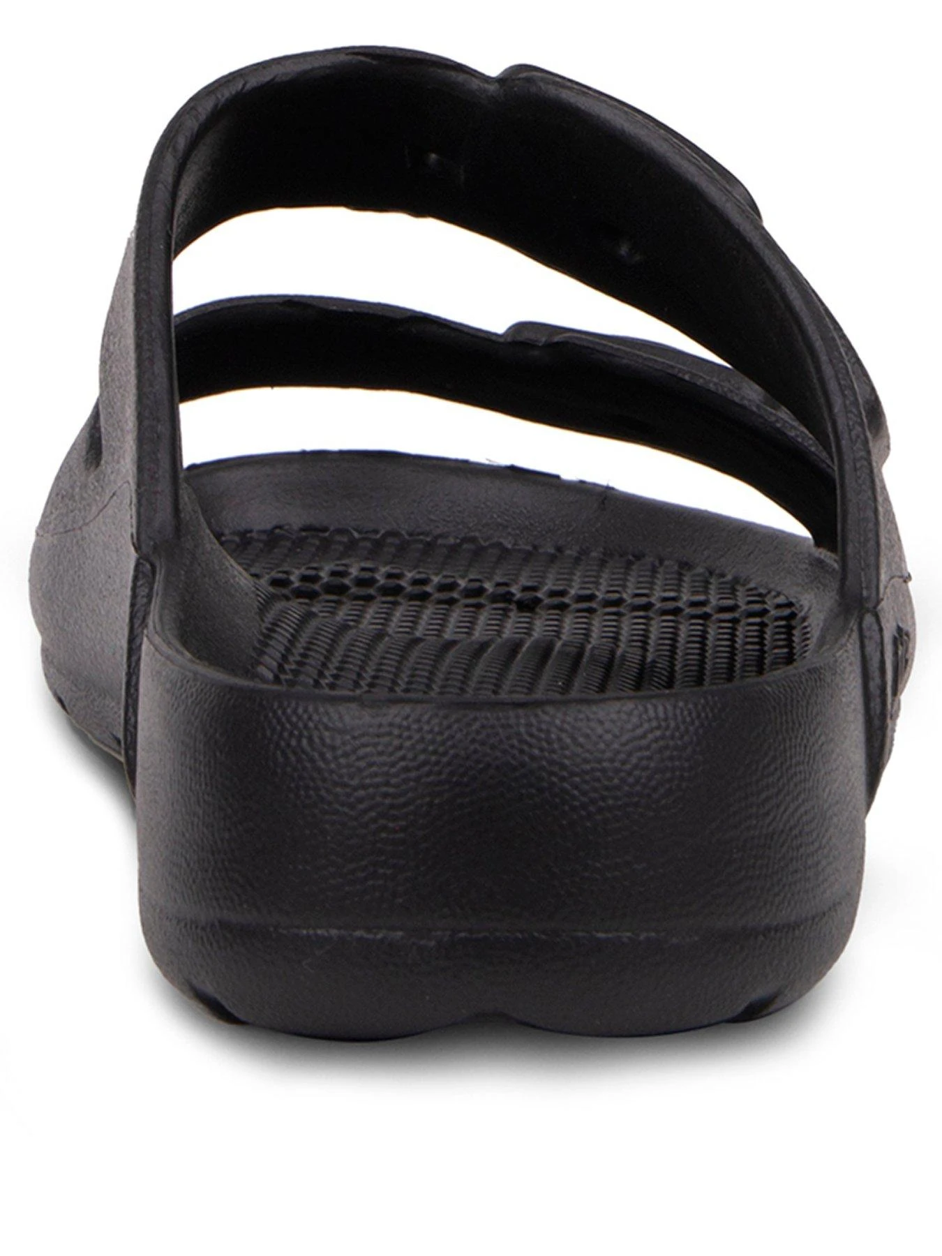 TOTES Ladies Solbounce Buckle Cross Slide Sandals - Black 4 TOTES Ladies Solbounce Buckle Cross Slide Sandals - Black - Image 2