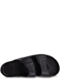 TOTES Ladies Solbounce Buckle Cross Slide Sandals - Black 10 TOTES Ladies Solbounce Buckle Cross Slide Sandals - Black -Totes UN4HC SQ4 0000000004 BLACK SLt