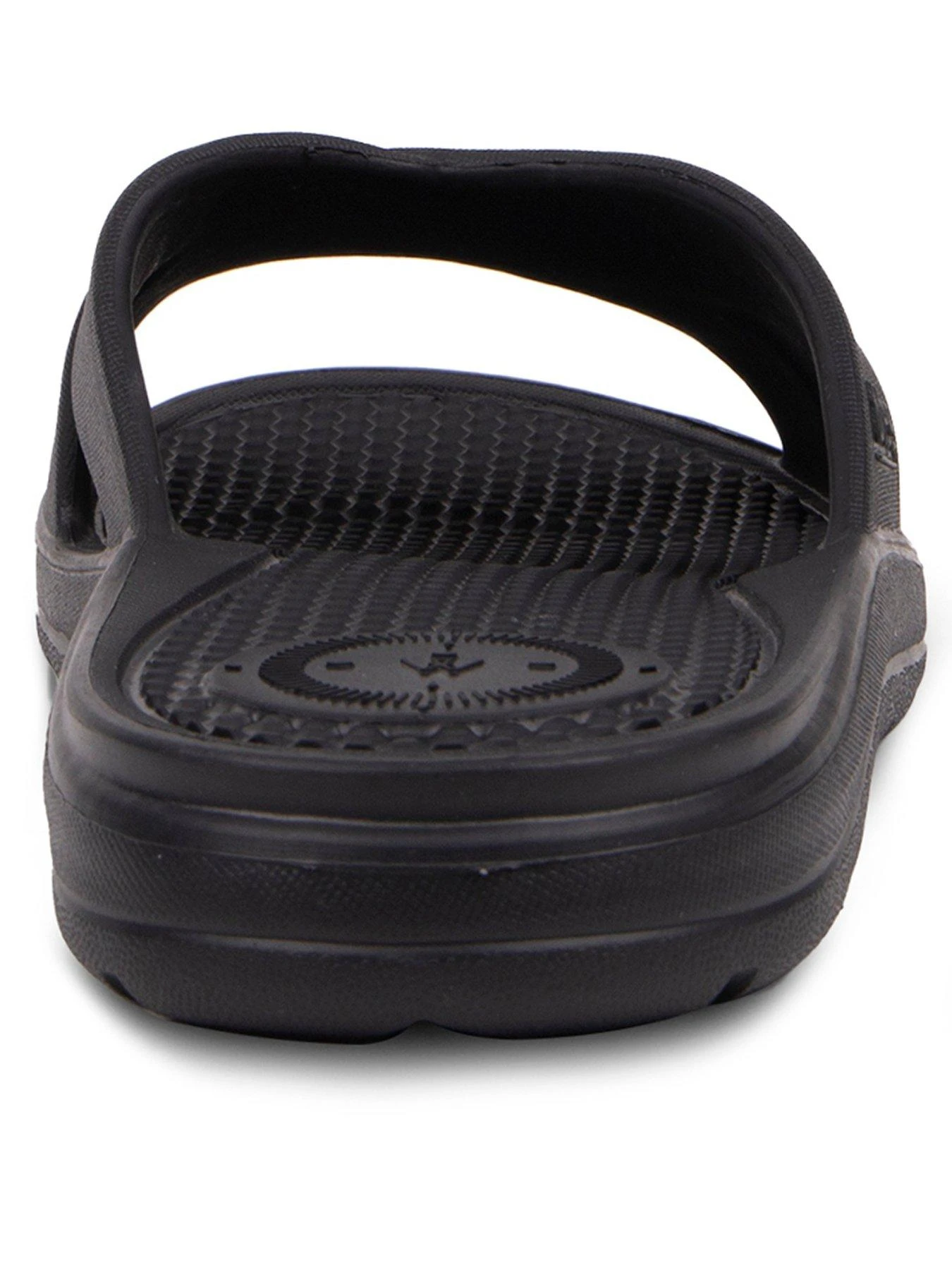 TOTES Ladies Solbounce Cross Slide Sandals - Black 4 TOTES Ladies Solbounce Cross Slide Sandals - Black - Image 2