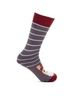 TOTES Mens Original Novelty Slipper Socks - Navy/Red -Totes V6QP3 SQ4 0000000625 NAVY RED SLd1