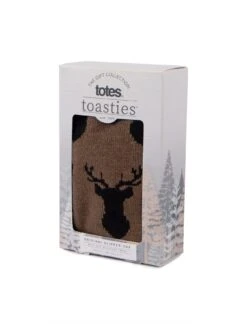 TOTES Mens Original Novelty Slipper Socks - Brown -Totes V6QPG SQ3 0000000143 BROWN SLd