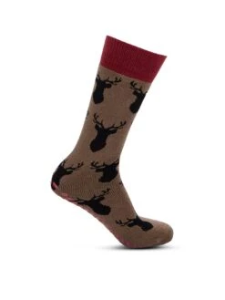TOTES Mens Original Novelty Slipper Socks - Brown -Totes V6QPG SQ4 0000000143 BROWN SLd1