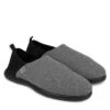 Totes Isotoner Isotoner Iso-flex Felt Full Back With Back Section Detail Slipper - Grey/Black -Totes V6QRL SQ1 0000000222 GREY BLACK SLs