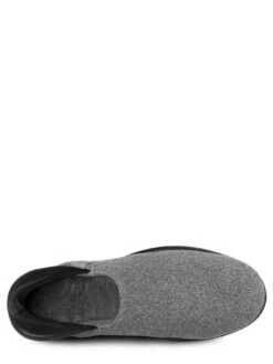 Totes Isotoner Isotoner Iso-flex Felt Full Back With Back Section Detail Slipper - Grey/Black -Totes V6QRL SQ4 0000000222 GREY BLACK SLt
