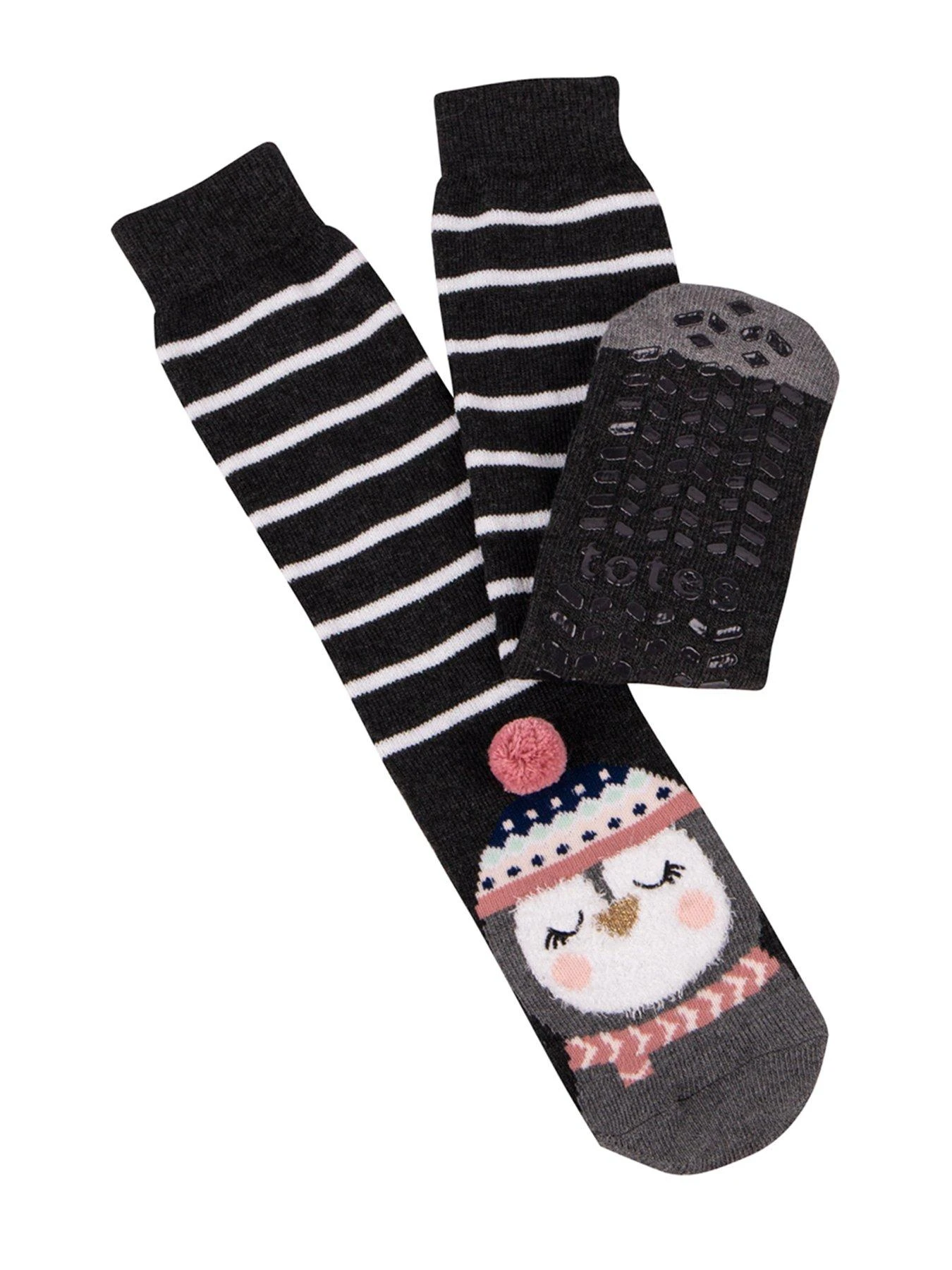 TOTES Penguin Slipper Sox - Multi 3 TOTES Penguin Slipper Sox - Multi