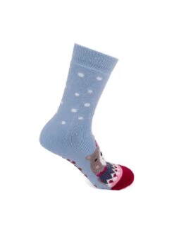 TOTES Ladies Single Original Slipper Socks - Bear - Multi -Totes V7G3A SQ4 0000000029 MULTI MDd