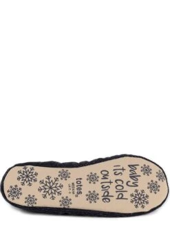 TOTES Ladies Velour Mule Slippers - Navy 12 TOTES Ladies Velour Mule Slippers - Navy -Totes VBQ85 SQ5 0000000048 NAVY SLu