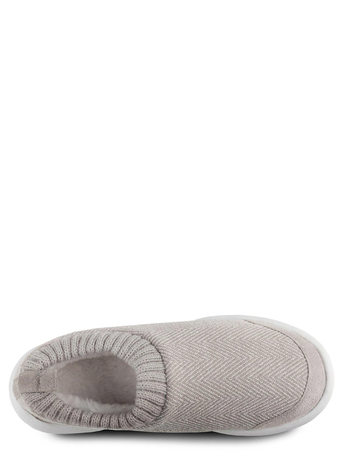 TOTES Isotoner Ladies Iso-Flex Bootie Slippers - Grey 6 TOTES Isotoner Ladies Iso-Flex Bootie Slippers - Grey - Image 4