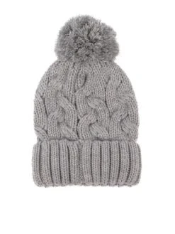 TOTES Chunky Knit Hat - Grey