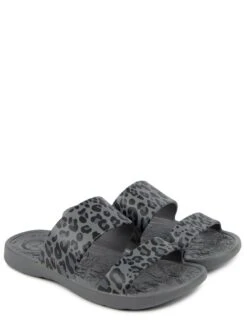 TOTES Ladies Solbounce Double Strap Sandal - Print 9 TOTES Ladies Solbounce Double Strap Sandal - Print -Totes VGL3T SQ3 0000000063 PINK SLf