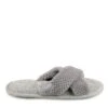 TOTES Popcorn Crossover Open Toe - Light Grey 2 TOTES Popcorn Crossover Open Toe - Light Grey -Totes VGL3X SQ1 0000000215 LIGHT GREY SLs