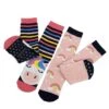 TOTES 2pk Original Younger Kids Unicorn Slipper Socks -Totes VNO37 SQ1 0000000029 MULTI SLs