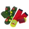 TOTES 2pk Original Younger Kids Monster Slipper Socks -Totes VNO3K SQ1 0000000029 MULTI SLs