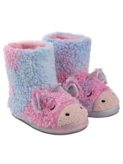 TOTES Unicorn Boot Slippers