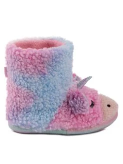 TOTES Unicorn Boot Slippers -Totes VNO4F SQ3 0000000063 PINK SLb