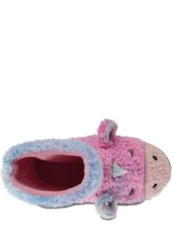 TOTES Unicorn Boot Slippers -Totes VNO4F SQ4 0000000063 PINK SLt