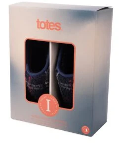 TOTES Kids Borg Check Eva Mini Me Slippers - Navy -Totes VNO4K SQ3 0000000048 NAVY SLb