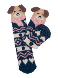 TOTES Totes1pp Novelty Super Soft Slipper Socks - Contains Recycled Yarns