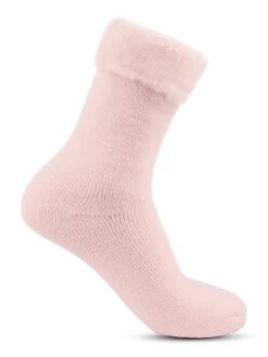 TOTES Totes1pp Brushed Thermal Bed Socks - With 3.0 Tog Rating - Contains Recycled Yarns -Totes VNS4Q SQ4 0000000063 PINK MDd