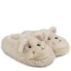 TOTES Novelty Bear Faux Fur Slippers - Cream -Totes VNVWX SQ1 0000000067 CREAM SLs