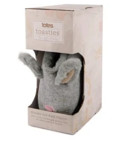 TOTES Novelty Bunny Slippers - Grey -Totes VNVWY SQ3 0000000005 GREY SLb