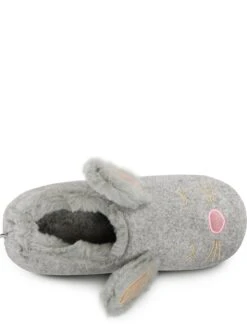 TOTES Novelty Bunny Slippers - Grey -Totes VNVWY SQ4 0000000005 GREY SLt