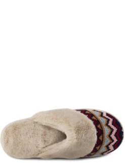 TOTES Fair Isle Knit Mule Slippers - Multi -Totes VNVX0 SQ4 0000000029 MULTI SLt