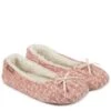 TOTES Knitted Ballet Slippers - Pink 1 TOTES Knitted Ballet Slippers - Pink -Totes VNVX1 SQ1 0000000063 PINK SLs
