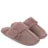 TOTES Velour Mule Slippers - Light Brown -Totes VNVXB SQ1 0000001277 LIGHT BROWN SLs