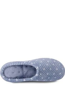 TOTES Isotoner Popcorn Mule With 360 Comfort - Blue -Totes VNVXT SQ4 0000000020 BLUE SLt